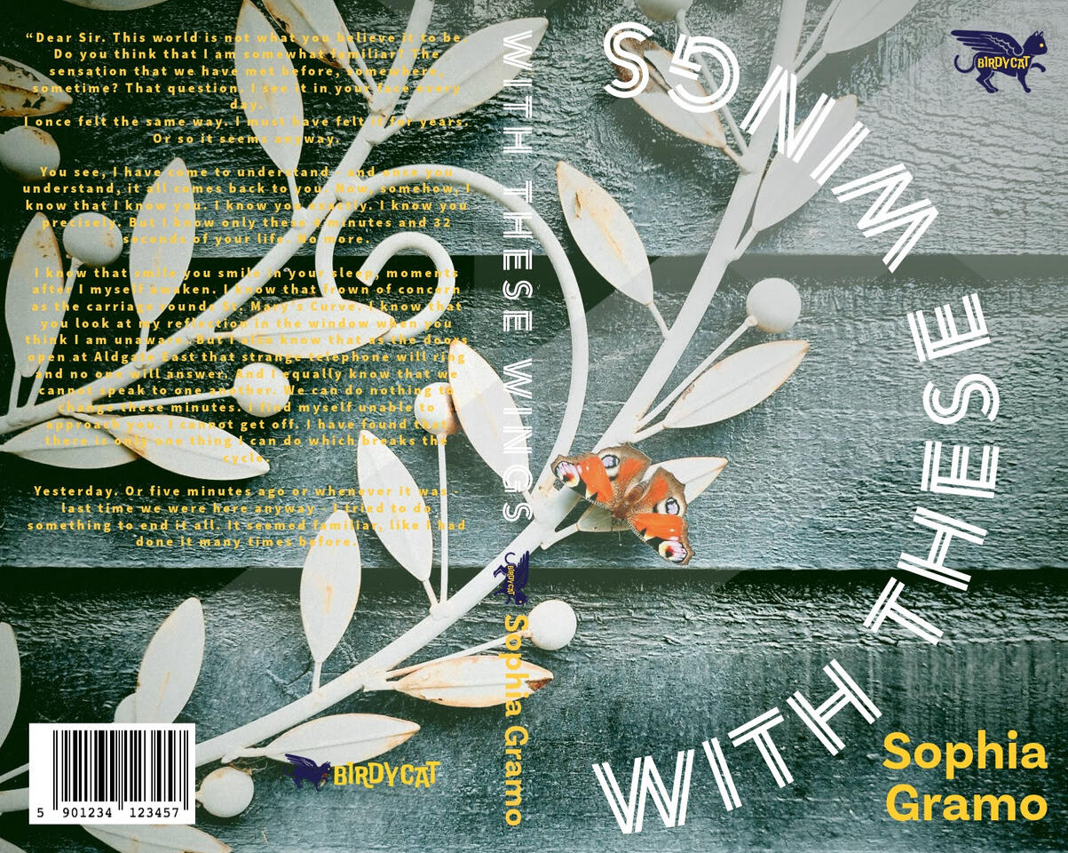 Book cover idea for With These Wings